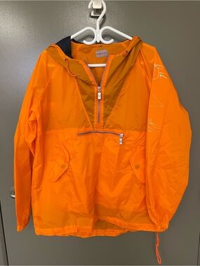 Vintage TAG Heuer orange anorak windbreaker jacket